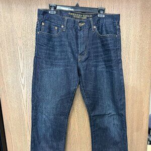 American Eagle Original Straight Jeans Dark Blue Size 33